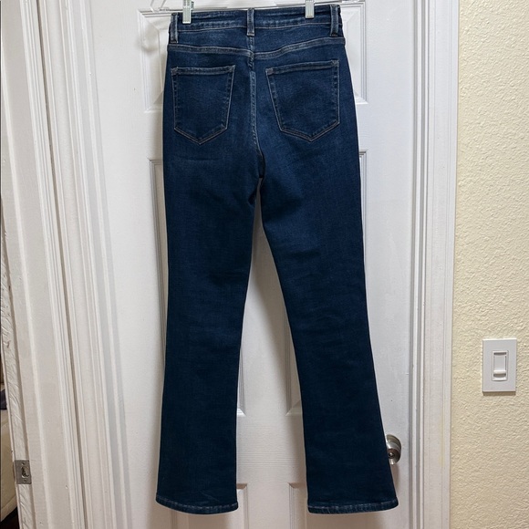 Vervet Classic Dark Blue Flare Jeans Size 27 - Picture 3 of 9